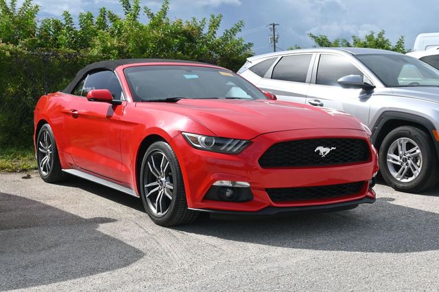 Race Red 2016 Ford Mustang Convertible Rear-Wheel Drive 6-Speed Automatic