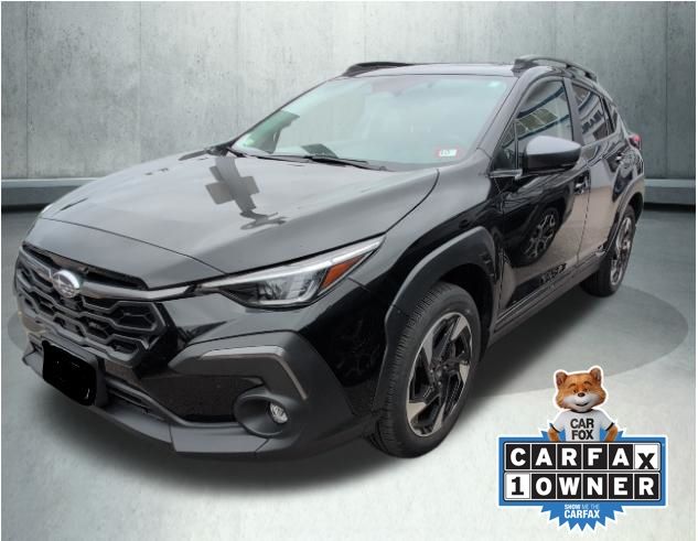 Crystal Black Silica 2024 Subaru Crosstrek Limited AWD SUV / Crossover All-Wheel Drive Continuously Variable Transmission