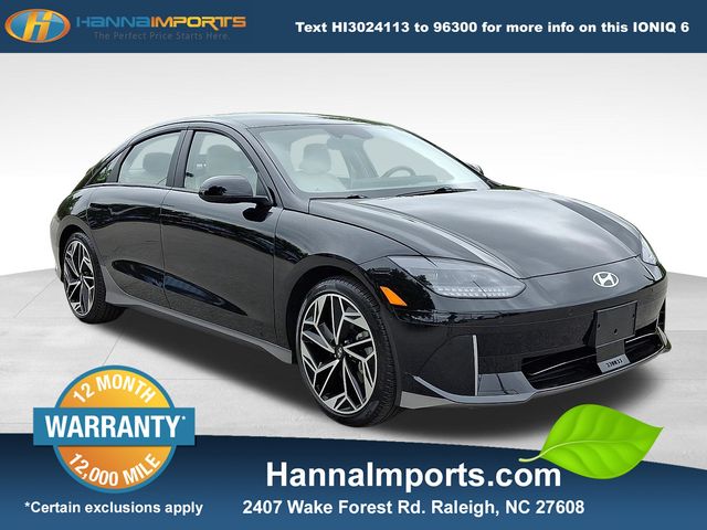 Onyx Black 2024 Hyundai Ioniq 6 SEL RWD Sedan Rear-Wheel Drive 1-Speed Automatic