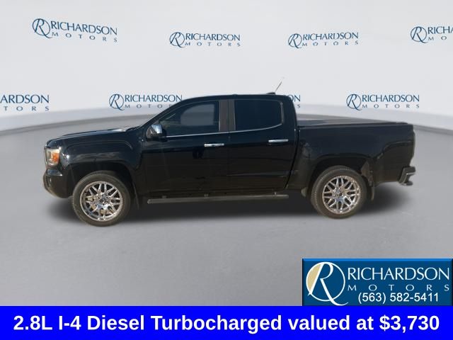 Onyx Black 2017 GMC Canyon SLT Crew Cab 4WD Pickup Truck Four-Wheel Drive 6-Speed Automatic