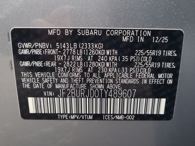 2026 – Subaru – Outback