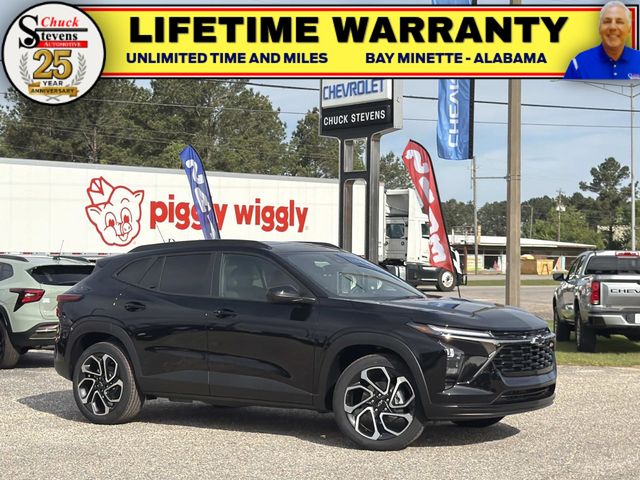 Black 2026 Chevrolet Trax RS with 2RS FWD SUV / Crossover Front-Wheel Drive 6-Speed Automatic