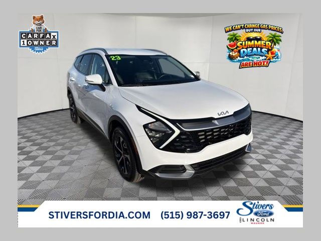 Glacial White Pearl 2023 Kia Sportage EX AWD SUV / Crossover All-Wheel Drive 8-Speed Automatic