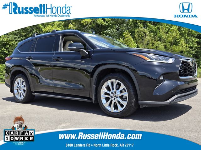 Midnight Black Metallic 2021 Toyota Highlander SUV / Crossover Front-Wheel Drive 8-Speed Automatic