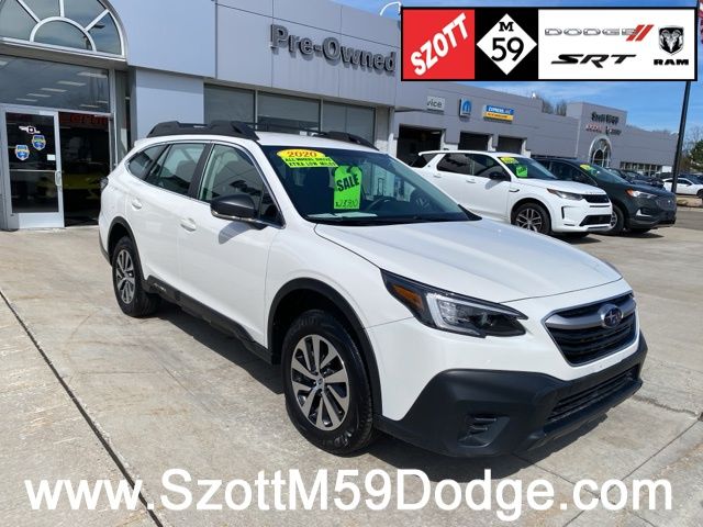 Crystal White Pearl 2020 Subaru Outback AWD SUV / Crossover All-Wheel Drive Continuously Variable Transmission