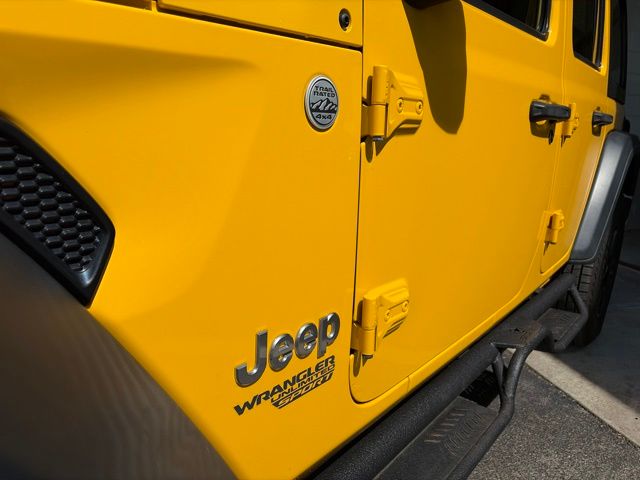 2020 Jeep Wrangler Unlimited Sport S Yellow at South Hills CDJR