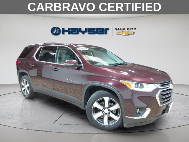 Black Currant Metallic 2019 Chevrolet Traverse SUV / Crossover Four-Wheel Drive 9-Speed Automatic