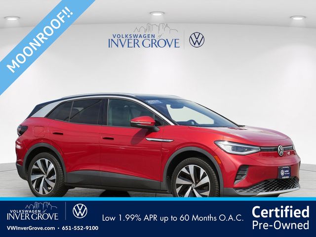 Black 2022 Volkswagen ID.4 Pro S AWD SUV / Crossover All-Wheel Drive Automatic