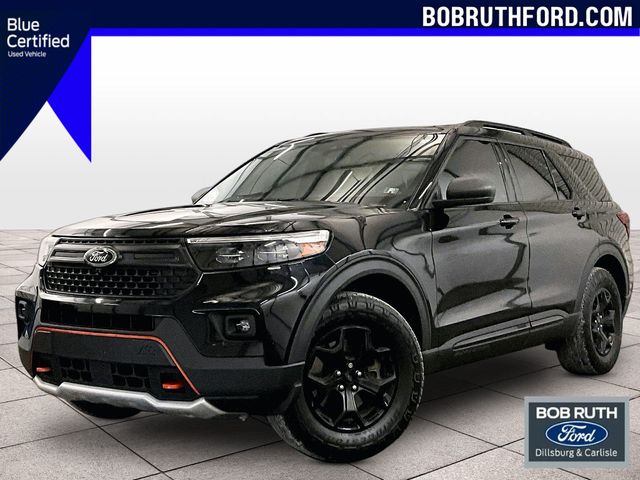 2022 Ford Explorer Timberline Black at Klick Lewis Buick Chevrolet