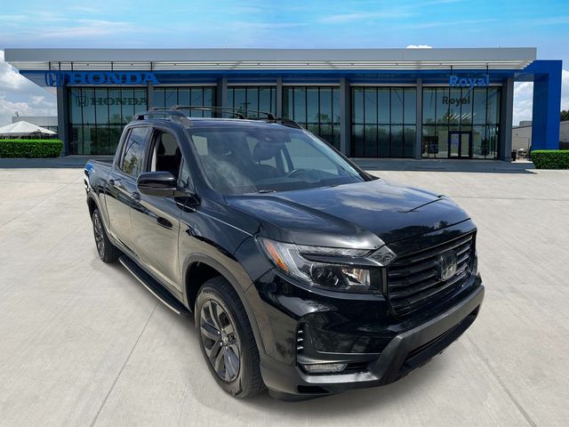 Crystal Black Pearl 2023 Honda Ridgeline Pickup Truck All-Wheel Drive 9-Speed Automatic