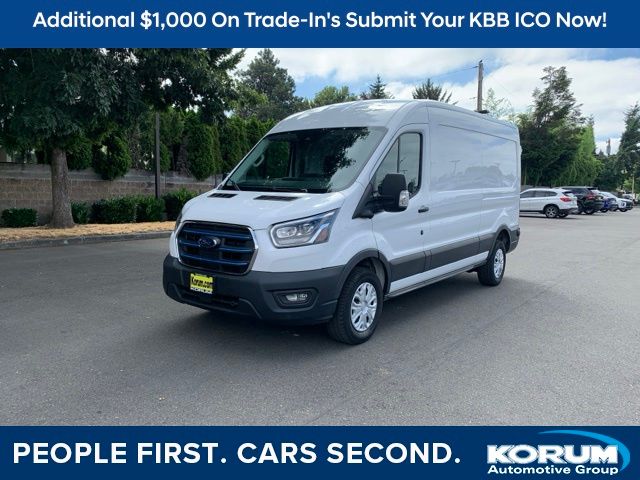 Oxford White 2022 Ford E-Transit Van Rear-Wheel Drive Automatic