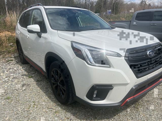 Crystal White Pearl 2023 Subaru Forester Sport Crossover AWD SUV / Crossover All-Wheel Drive Continuously Variable Transmission