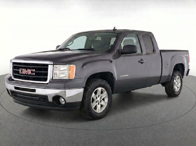 Storm Gray Metallic 2010 GMC Sierra 1500 SLE Ext. Cab 4WD Pickup Truck Four-Wheel Drive 6-Speed Automatic