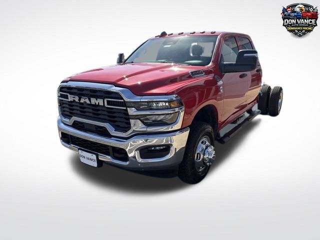 Flame Red Clearcoat 2026 RAM 3500 Chassis Tradesman Crew Cab LB DRW 4WD Pickup Truck Four-Wheel Drive 8-Speed Automatic