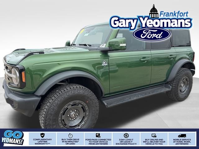 Eruption Green Metallic 2025 Ford Bronco Outer Banks 4-Door 4WD SUV / Crossover Four-Wheel Drive Automatic