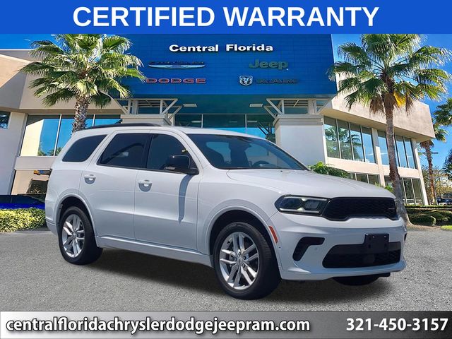 White Knuckle Clearcoat 2025 Dodge Durango SUV / Crossover All-Wheel Drive 8-Speed Automatic
