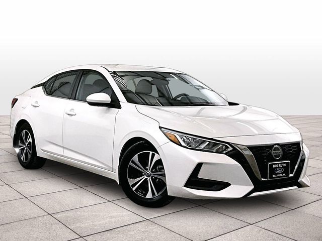 2020 Nissan Sentra SV White at Luther Ford