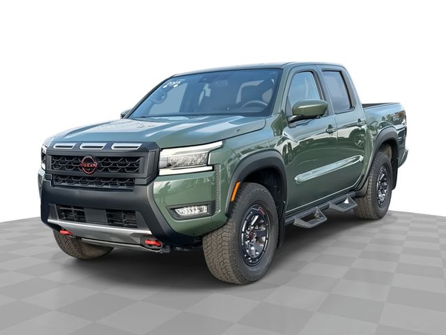 Tactical Green Metallic 2025 Nissan Frontier Pickup Truck Four-Wheel Drive 9-Speed Automatic Overdrive