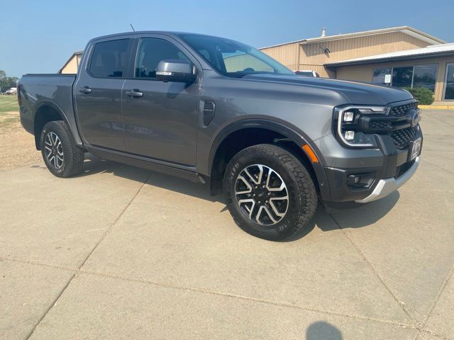 Gray Metallic 2024 Ford Ranger Pickup Truck Four-Wheel Drive Automatic
