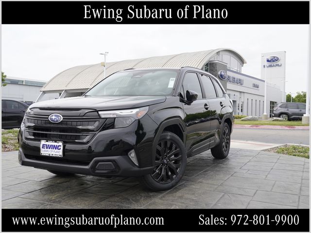 Crystal Black Silica 2026 Subaru Forester SUV / Crossover All-Wheel Drive Continuously Variable Transmission
