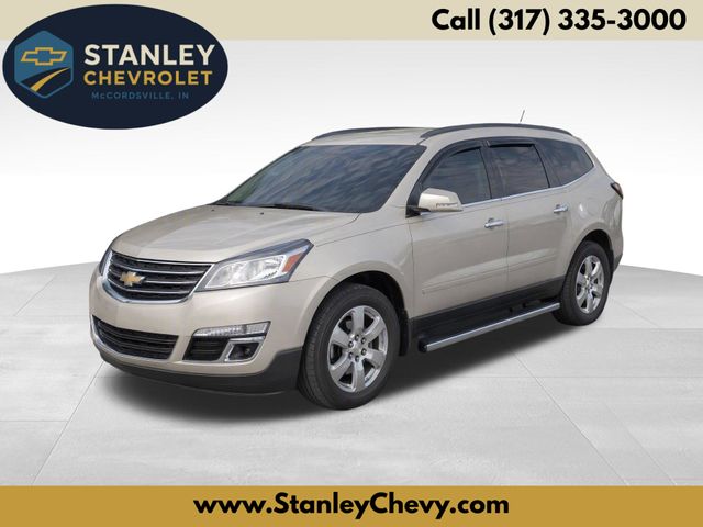 Champagne Silver Metallic 2017 Chevrolet Traverse SUV / Crossover Front-Wheel Drive 6-Speed Automatic