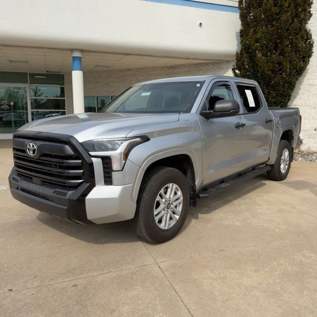 Celestial Silver Metallic 2025 Toyota Tundra Pickup Truck Four-Wheel Drive Automatic