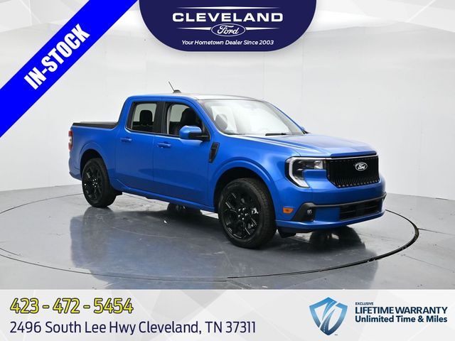 Blue 2026 Ford Maverick Lobo SuperCrew AWD Pickup Truck All-Wheel Drive 7-Speed Automatic