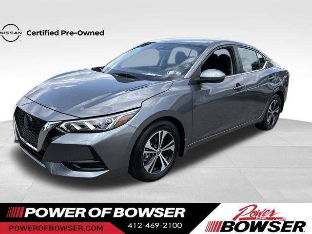 Gray (Gun Metallic) 2023 Nissan Sentra Sedan Front-Wheel Drive Continuously Variable Transmission