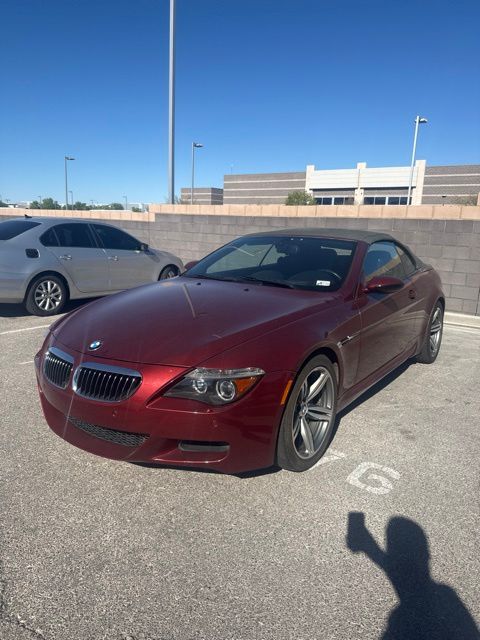 Indianapolis Red Metallic 2007 BMW M6 Convertible Rear-Wheel Drive Manual
