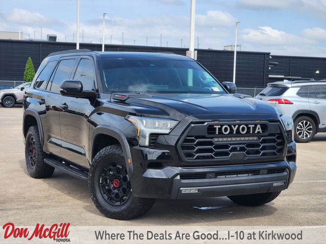 2023 Toyota Sequoia TRD Pro Black at Bayway Cadillac of The Woodlands