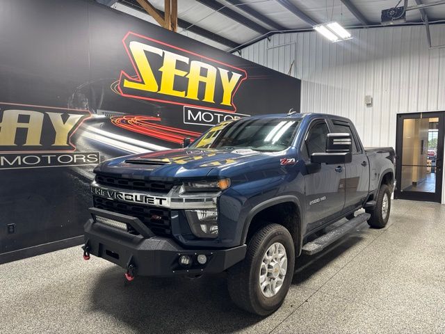 Northsky Blue Metallic 2021 Chevrolet Silverado 2500HD Pickup Truck Four-Wheel Drive 6-Speed Automatic