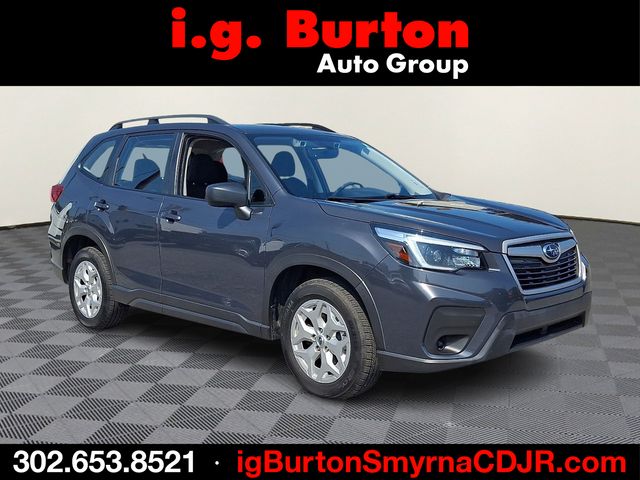 Gray Metallic 2021 Subaru Forester SUV / Crossover All-Wheel Drive Continuously Variable Transmission