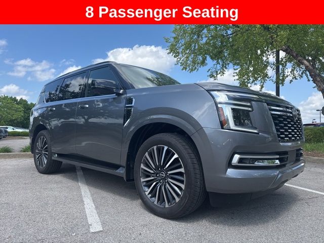 Gun Metallic/Super Black 2026 Nissan Armada Platinum Reserve 4WD SUV / Crossover Four-Wheel Drive 9-Speed Automatic