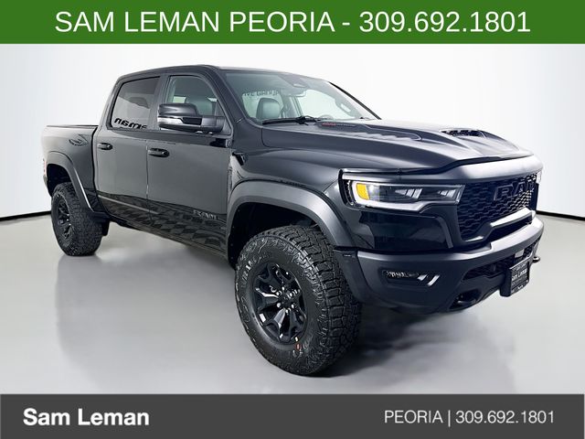 Diamond Black Crystal Pearlcoat 2026 RAM 1500 RHO Crew Cab AWD Pickup Truck All-Wheel Drive 8-Speed Automatic