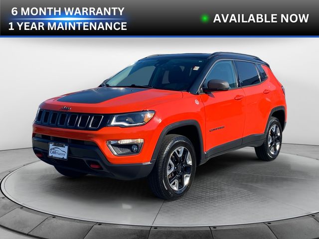 Spitfire Orange Clearcoat 2018 Jeep Compass SUV / Crossover Four-Wheel Drive 9-Speed Automatic