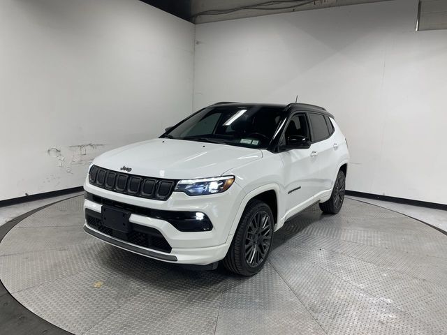 Bright White Clearcoat 2022 Jeep Compass High Altitude 4WD SUV / Crossover Four-Wheel Drive 9-Speed Automatic