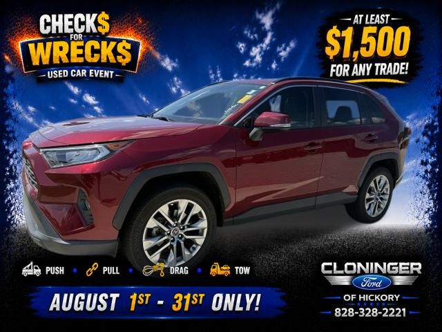 Red (Ruby Flare Pearl) 2019 Toyota RAV4 SUV / Crossover Front-Wheel Drive 8-Speed Automatic