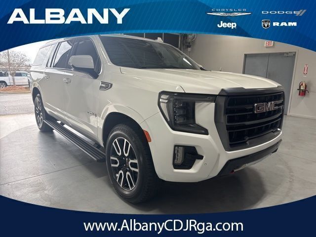 Summit White 2023 GMC Yukon XL AT4 4WD SUV / Crossover Four-Wheel Drive