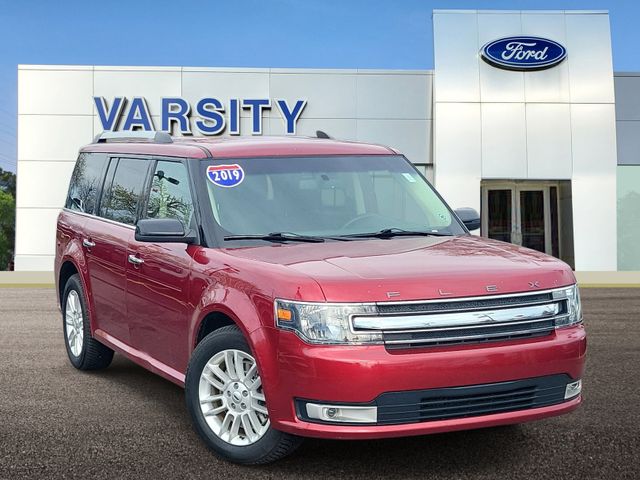 Ruby Red Metallic 2019 Ford Flex SEL AWD SUV / Crossover All-Wheel Drive 6-Speed Automatic