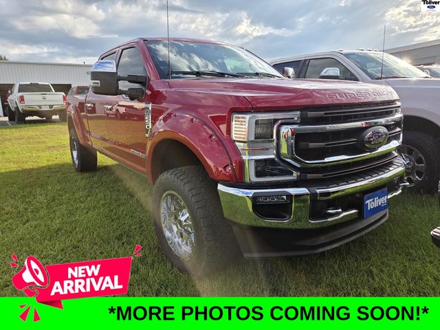 Red Metallic 2022 Ford F-250 Super Duty Pickup Truck Four-Wheel Drive Automatic
