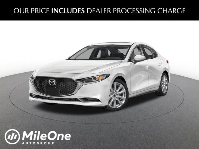 Snowflake White Pearl 2025 Mazda MAZDA3 Sedan Front-Wheel Drive 6-Speed Automatic