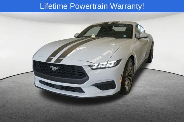Oxford White 2025 Ford Mustang Coupe Rear-Wheel Drive Automatic