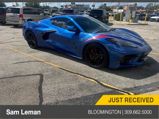 Blue Metallic 2021 Chevrolet Corvette Coupe Rear-Wheel Drive 8-Speed Dual Clutch