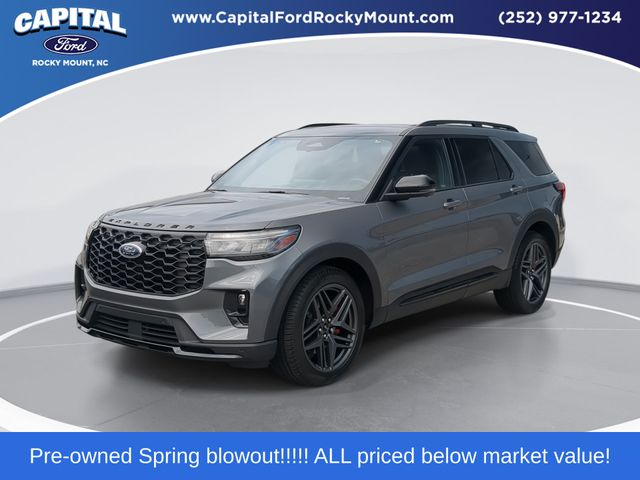 Gray Metallic 2025 Ford Explorer SUV / Crossover All-Wheel Drive Automatic