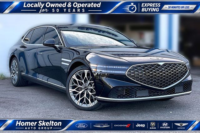 Vik Black 2023 Genesis G90 Sedan All-Wheel Drive 8-Speed Automatic