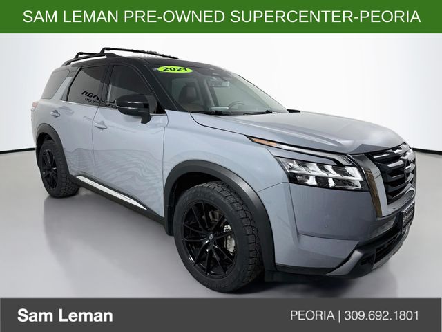 Solid Gray/Super Black 2024 Nissan Pathfinder SUV / Crossover All-Wheel Drive 9-Speed Automatic