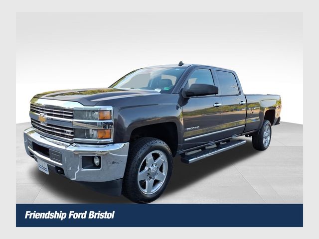 Gray (Tungsten Metallic) 2015 Chevrolet Silverado 2500HD Pickup Truck Four-Wheel Drive 6-Speed Automatic Overdrive