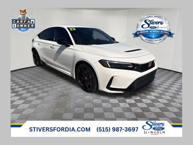 White 2023 Honda Civic Type R Hatchback Front-Wheel Drive 6-Speed Manual