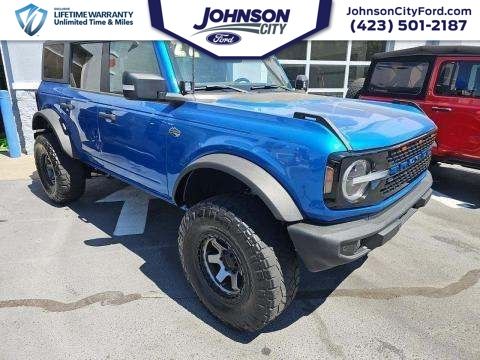 Blue Metallic 2022 Ford Bronco Wildtrak Advanced 4-Door 4WD SUV / Crossover Four-Wheel Drive Automatic