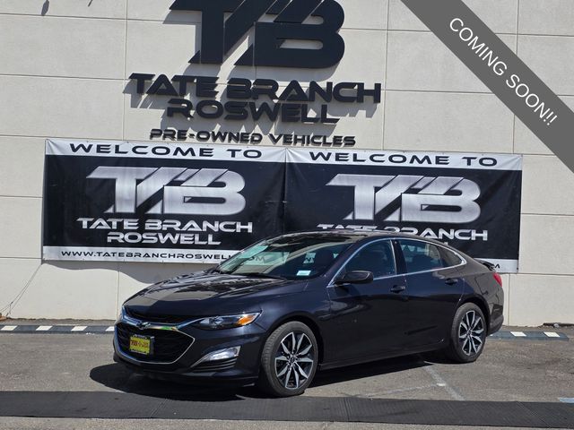 Dark Ash Metallic 2022 Chevrolet Malibu RS FWD Sedan Front-Wheel Drive Continuously Variable Transmission